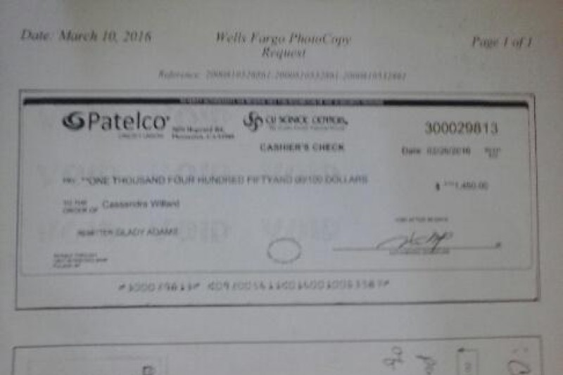 Fundraiser by Cory Foote VanDervoort Cashier check fraud relief! Help!